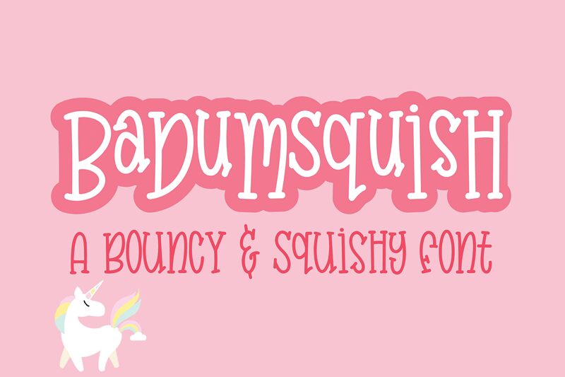 Badumsquish Schriftart