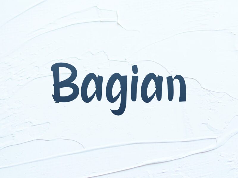 b Bagian Font