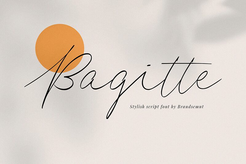 Bagitte Schriftart