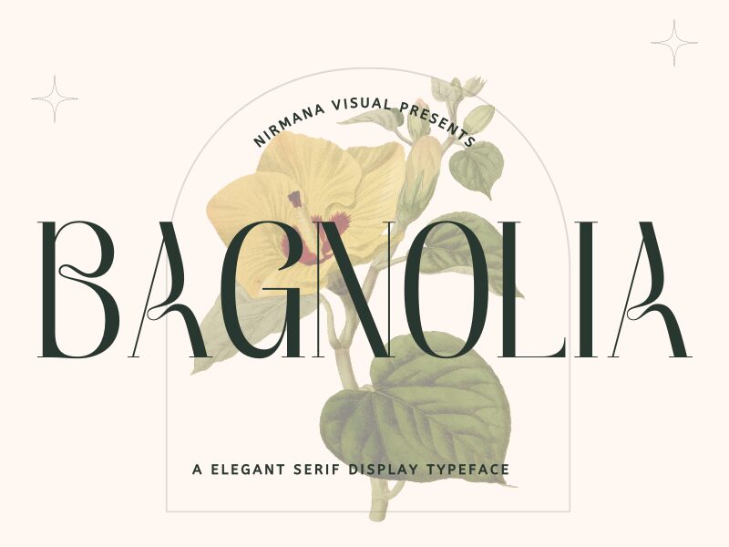 Bagnolia Schriftart