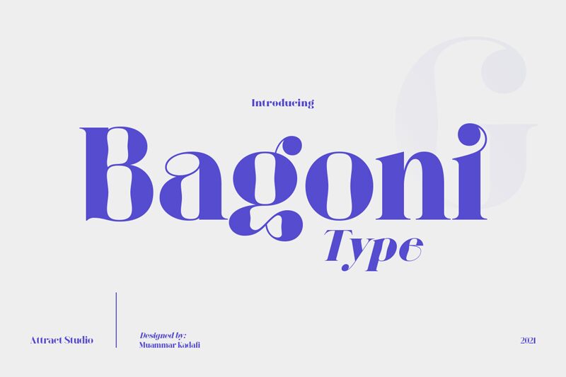 Bagoni Type Font