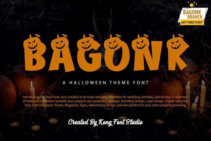Bagonk Helloween Schriftart