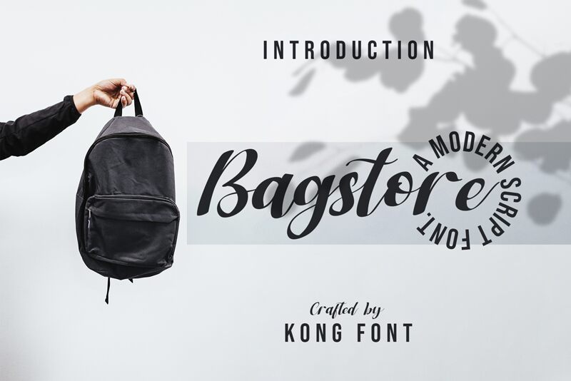 Bagstore Schriftart