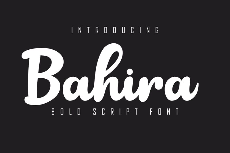 Bahira Schriftart
