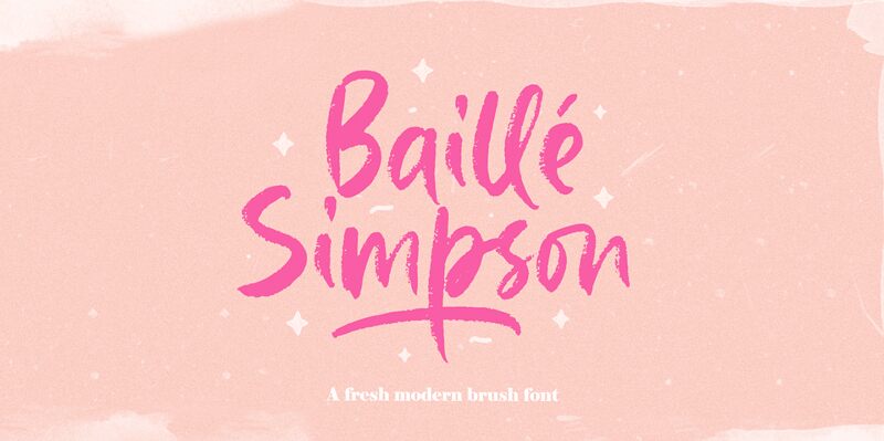 Baille Simpson Schriftart