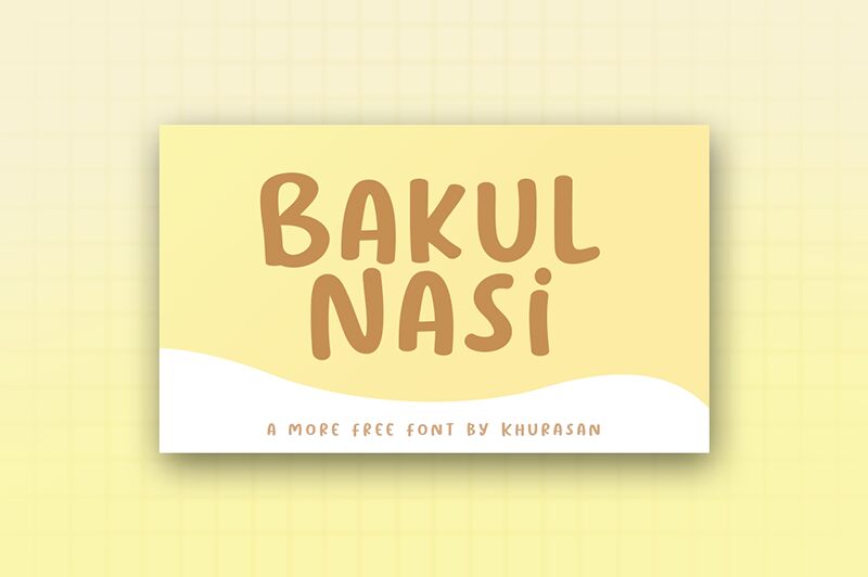 Bakul Nasi Czcionka