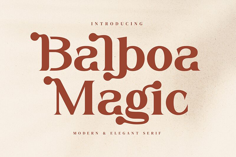Balboa Magic Schriftart