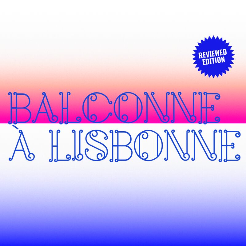 Balcon a lisbonne Schriftart