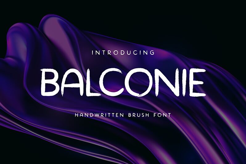 BALCONIE Schriftart