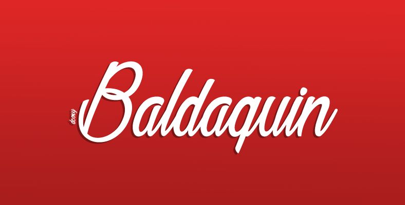 Baldaquin Czcionka