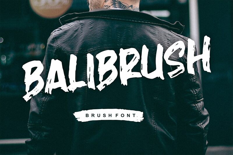 Balibrush Schriftart