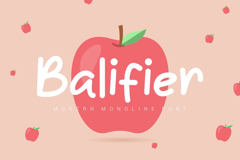Balifier Schriftart