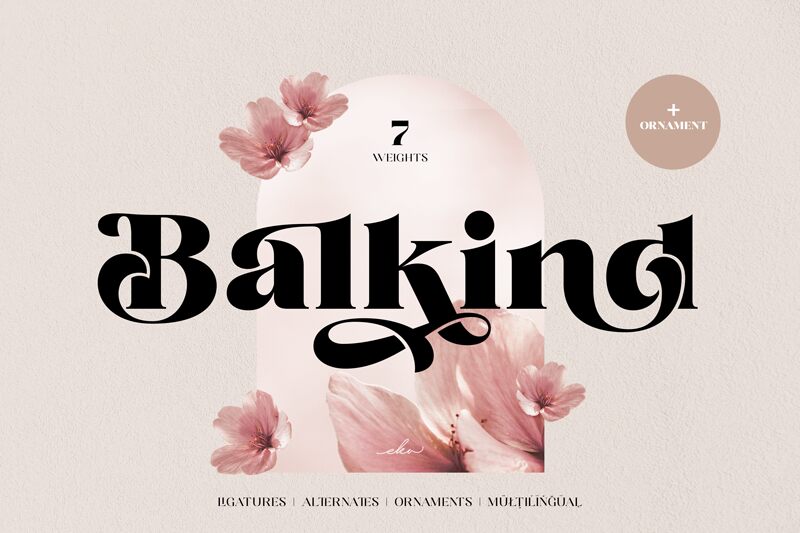 Balkind Schriftart