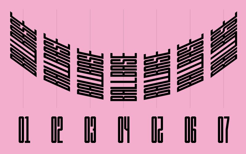 Ballbase Schriftart