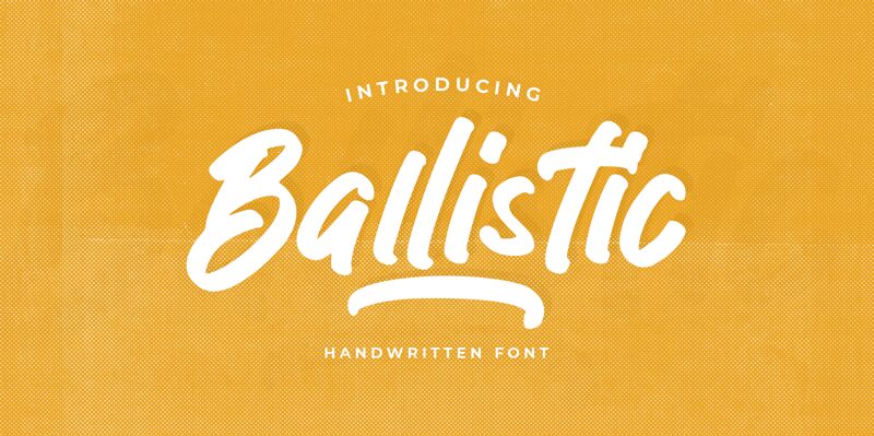 Ballistic Schriftart