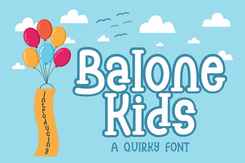 Balone Kids Czcionka