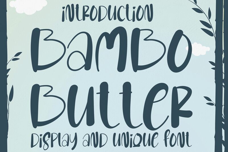 Bambo Butter フォント