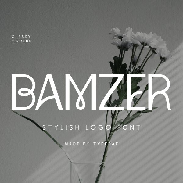 Bamzer Schriftart