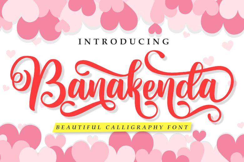 Banakenda Schriftart