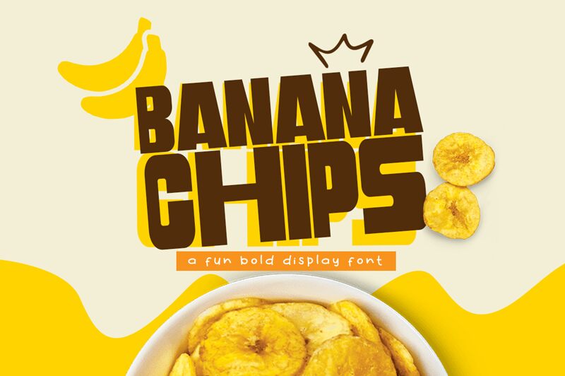 Banana Chips Czcionka
