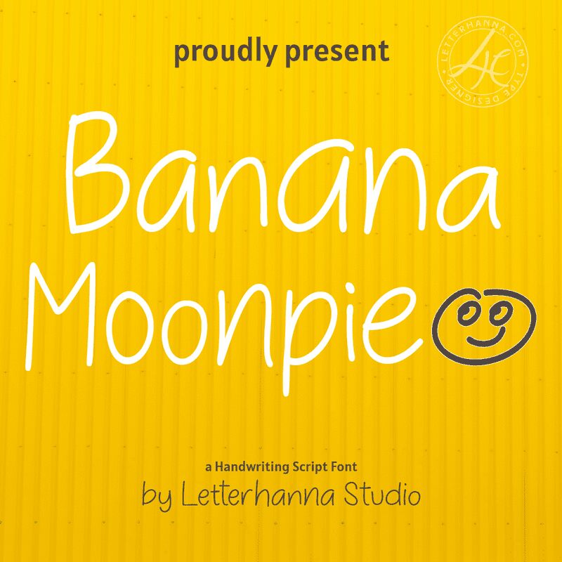 Banana Moonpie Schriftart