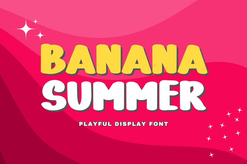 Banana Summer Druh písma