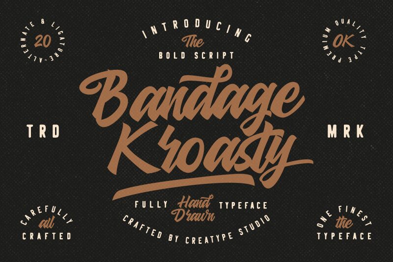 Bandage Kroasty Czcionka