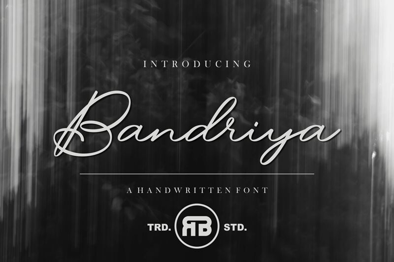 Bandriya Schriftart