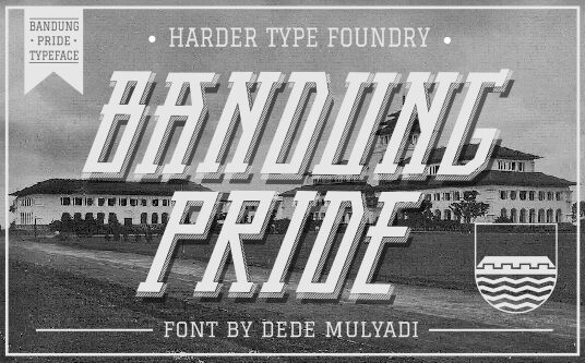 Bandung Pride Schriftart