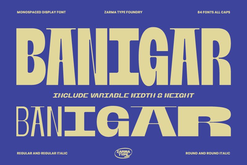 Banigar Czcionka