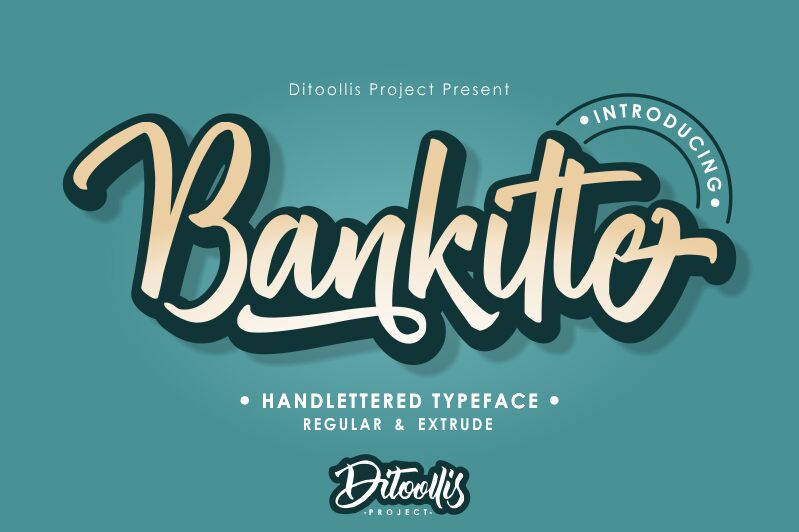 Bankitte Schriftart