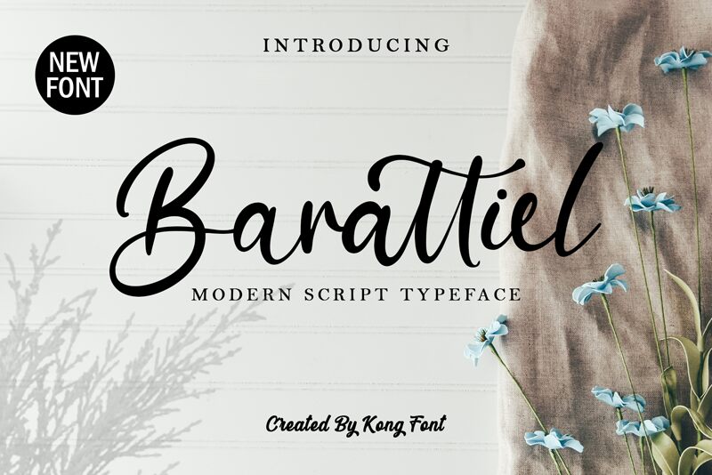 Barattiel Schriftart