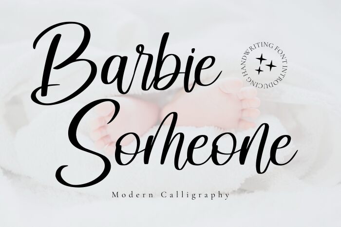 Barbie SomeOne — Presentación de la fuente
