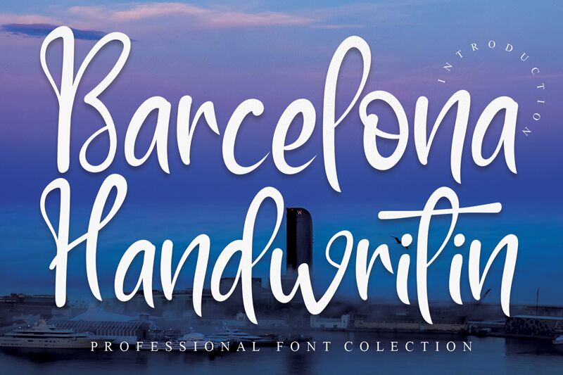 Barcelona Handwritin Druh písma