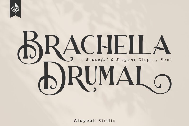 Barchella Drumal Czcionka