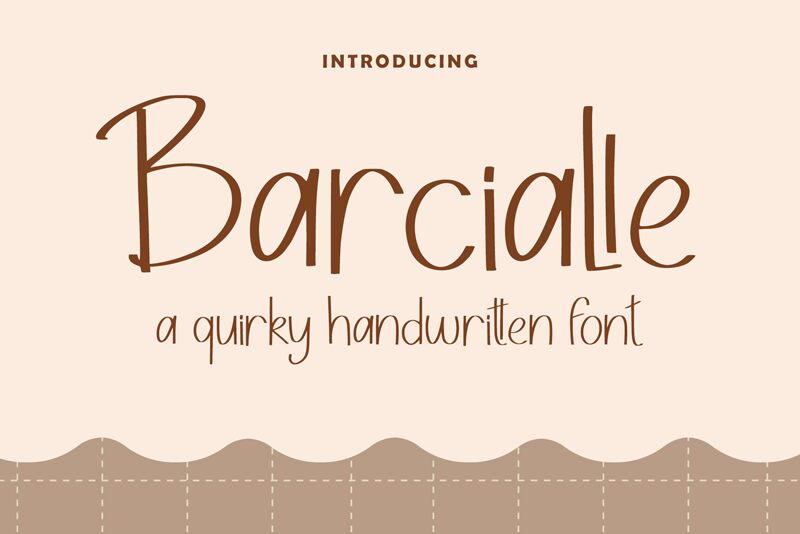 Barcialle Druh písma