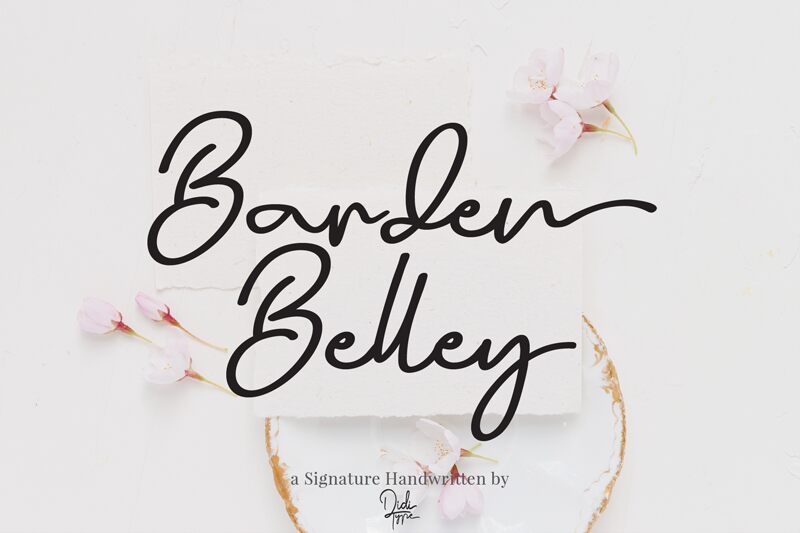Barden Belley Schriftart