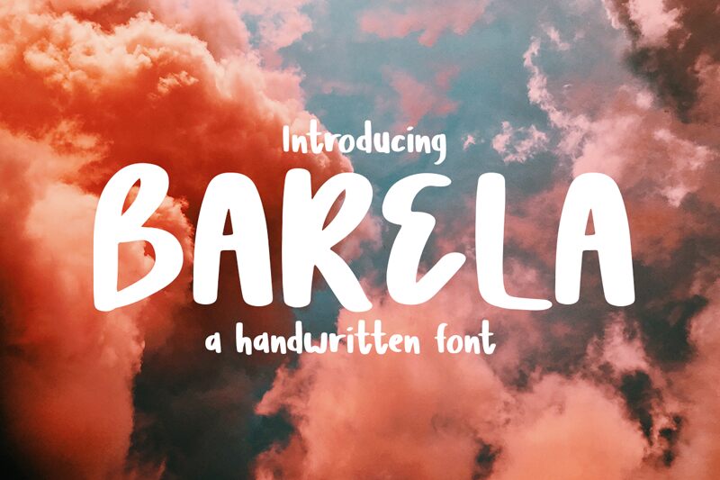 Barela Schriftart