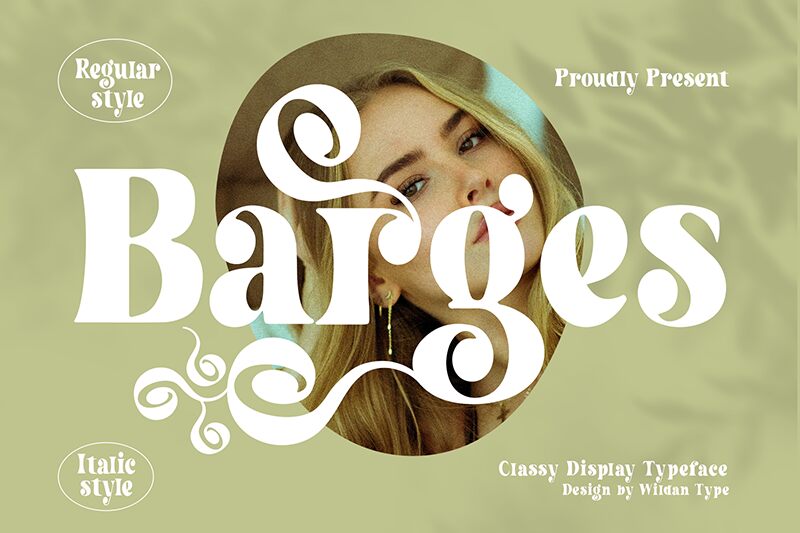 Barges Schriftart