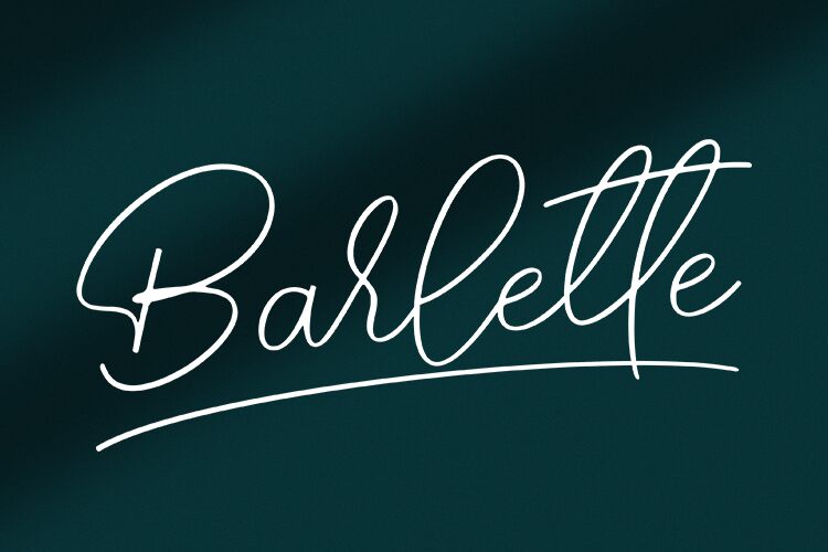 Barlette Schriftart