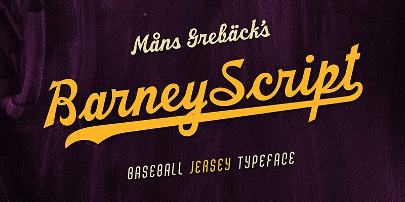 Barney Script الخط