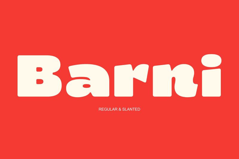 Barni Bold — Schriftpräsentation