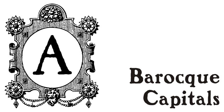 Barocque Capitals Schriftart