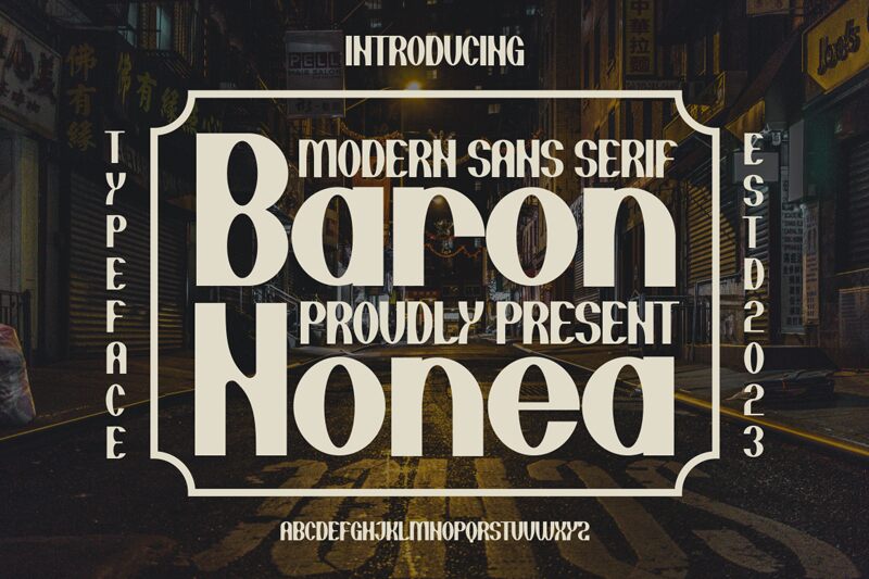 Baron Nonea 字体