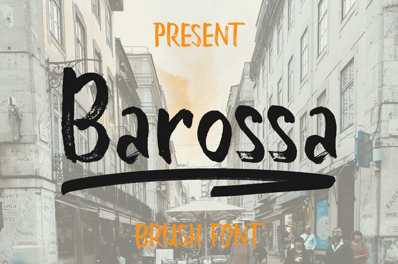 Barossa Brush Шрифт