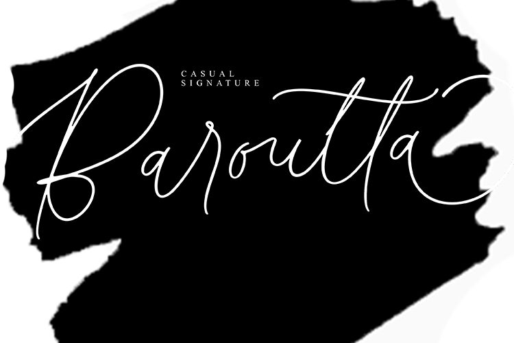 Baroutta Schriftart