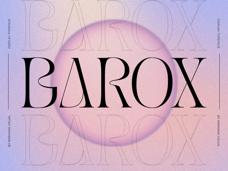 Barox - Demo Version Druh písma