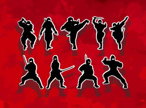 Barrel of Ninjas Czcionka