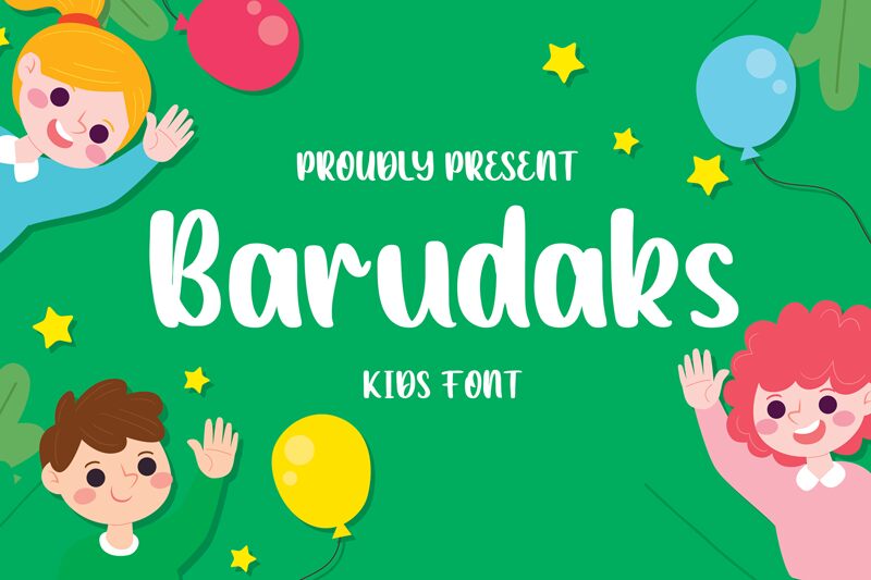 Barudaks Schriftart