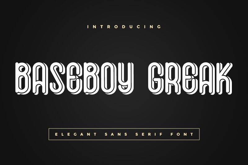 Baseboy Greak Czcionka